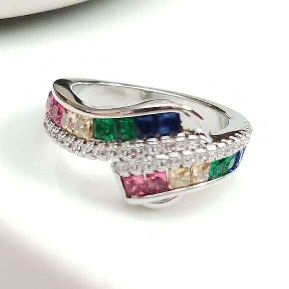 New - The Seventh 925 Zircon Ring - Picture 5 of 13